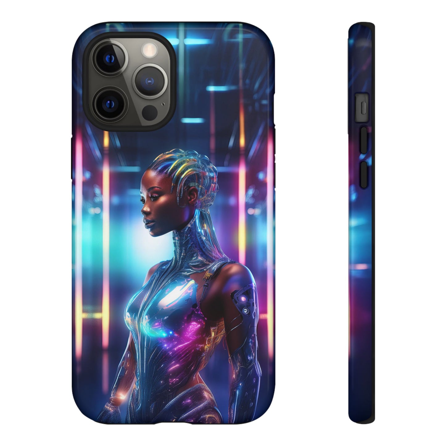 Futuristic Human Android Hybrid Cell Phone Case 014