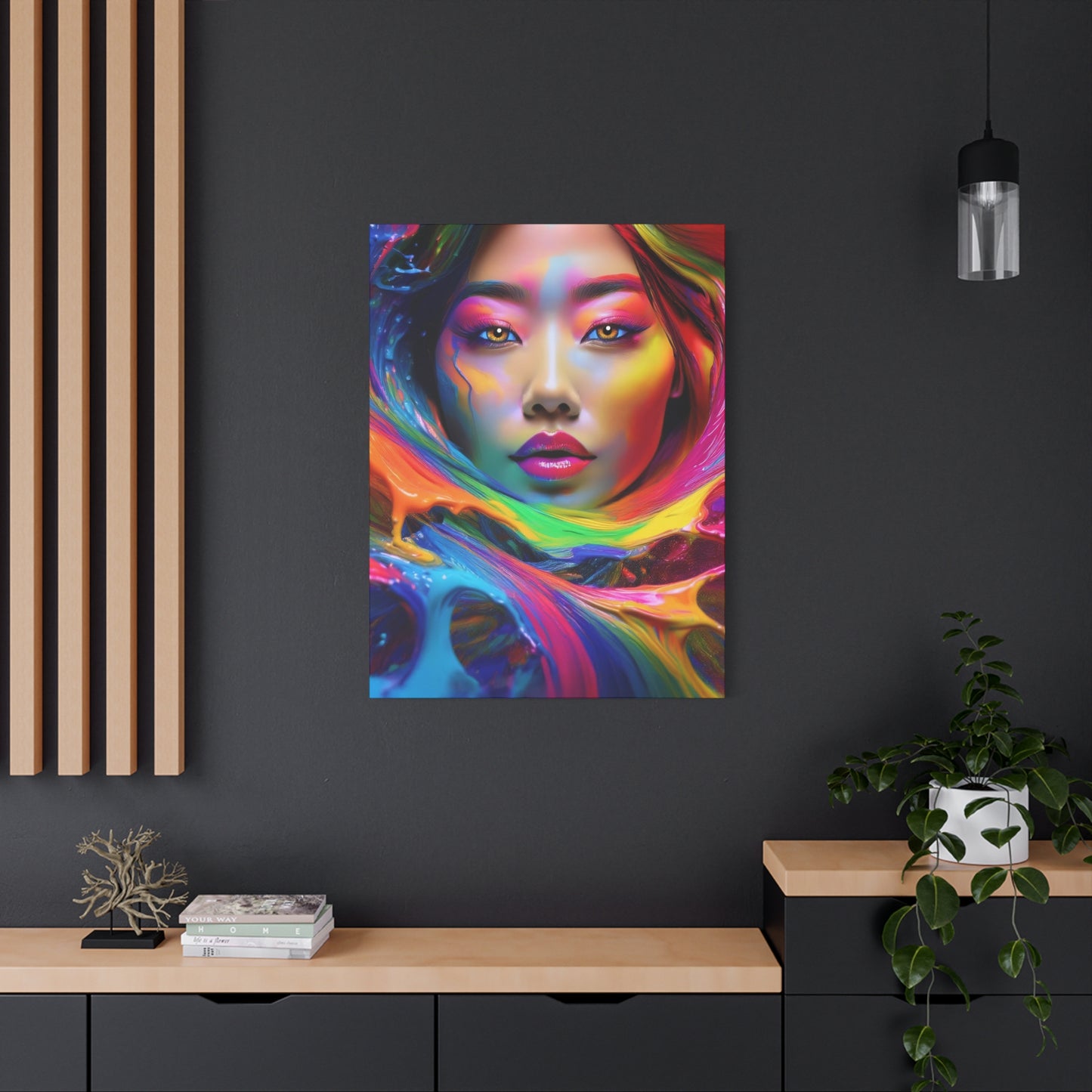 Painted Beauty 007 Canvas Wall Art