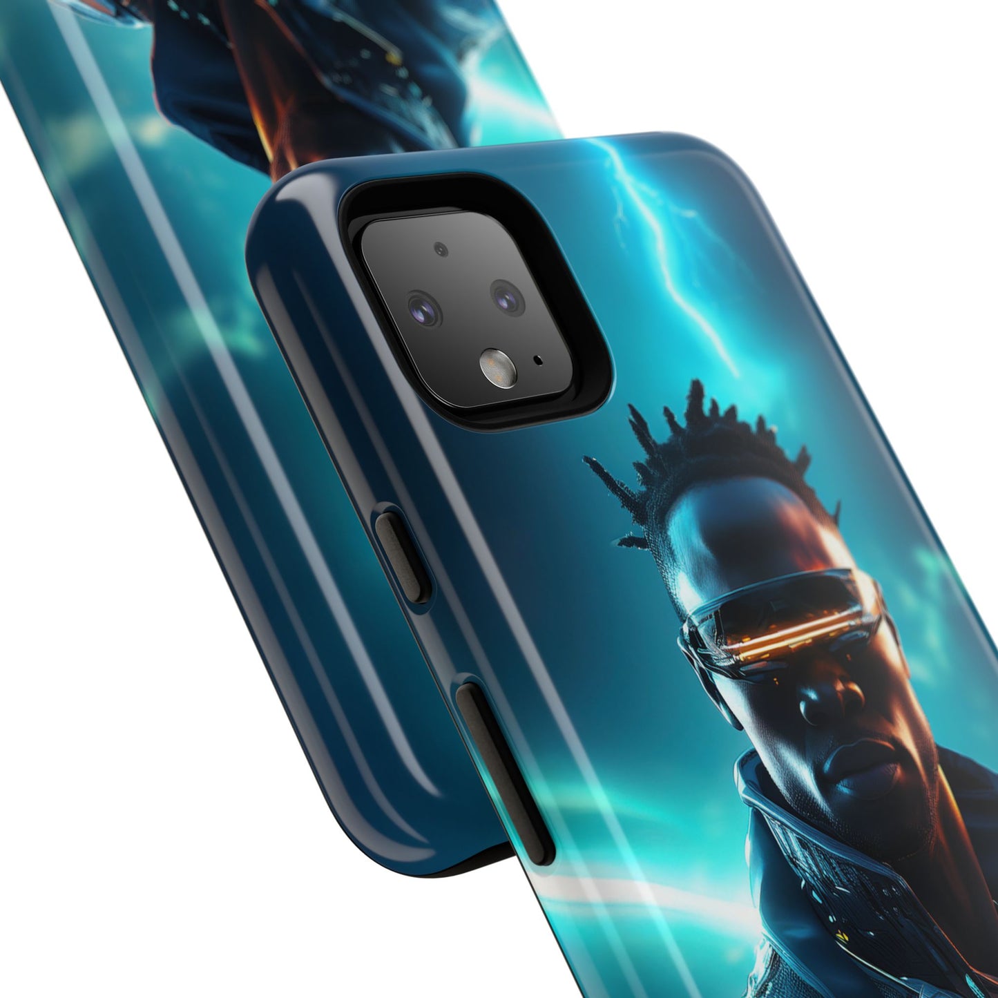 Futuristic Cyberpunk Male Cell Phone Case 014