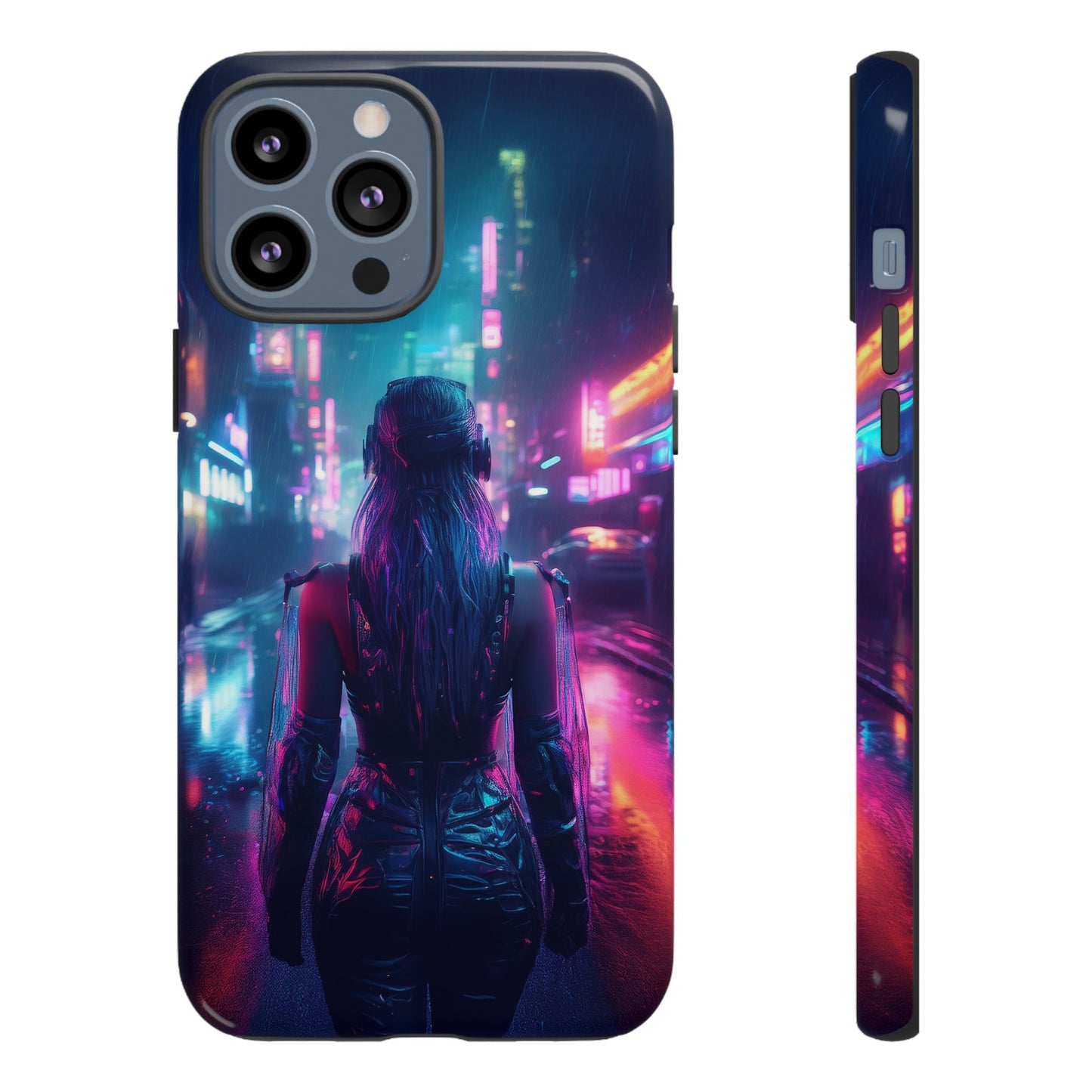 Futuristic Cyberpunk Female Cell Phone Case 032