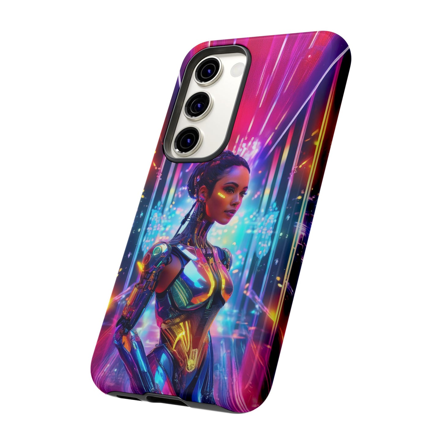 Futuristic Human Android Hybrid Cell Phone Case 006