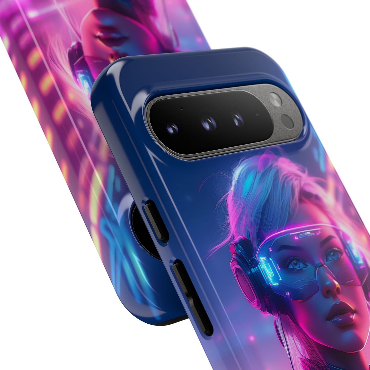 Futuristic Cyberpunk Female Cell Phone Case 029