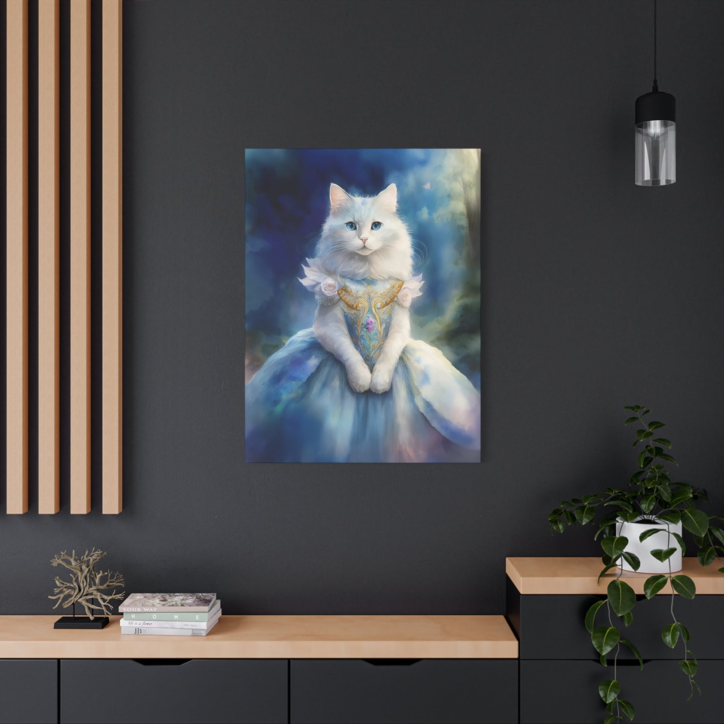 Meowgical Fairy Purrincess Canvas Art | Stretched Matte Wall Decor 007