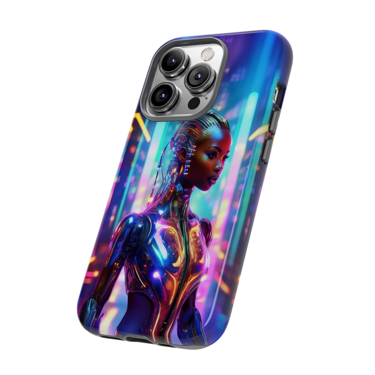 Futuristic Human Android Hybrid Cell Phone Case 018