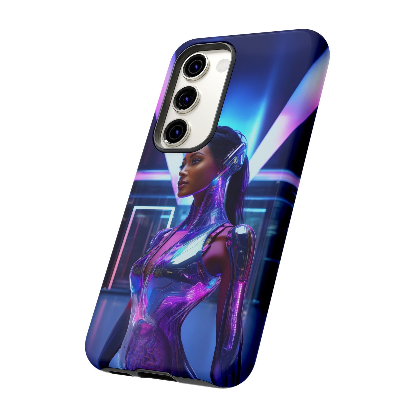 Futuristic Human Android Hybrid Cell Phone Case 017