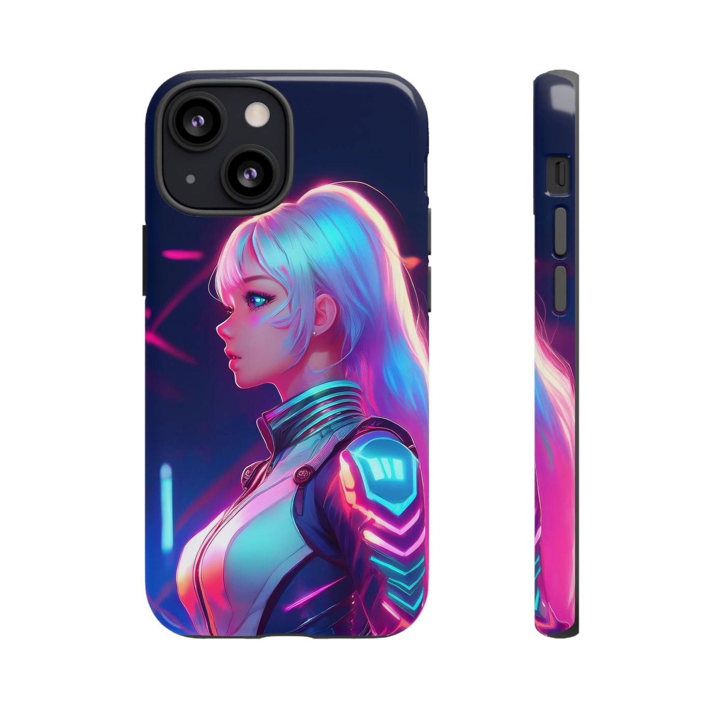 Futuristic Cyberpunk Female Cell Phone Case 009