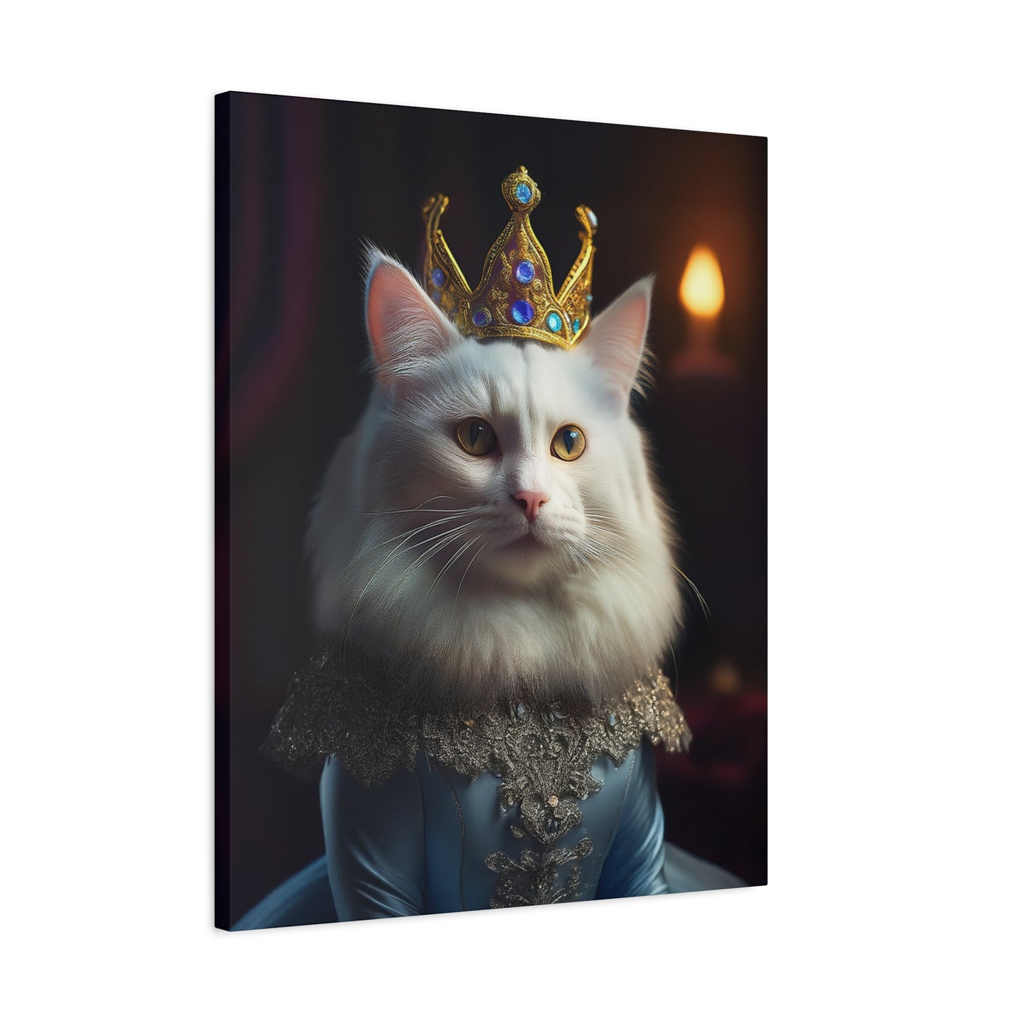 Her Royal Meowjesty Canvas Art | Stretched Matte Wall Decor 003