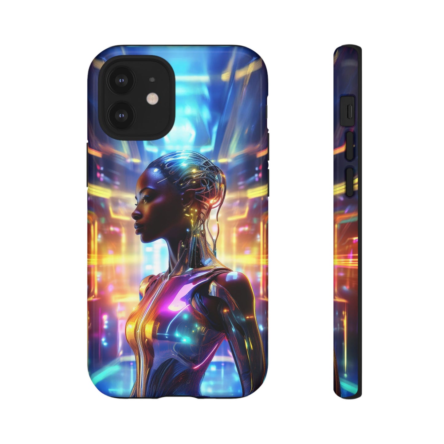 Futuristic Human Android Hybrid Cell Phone Case 011