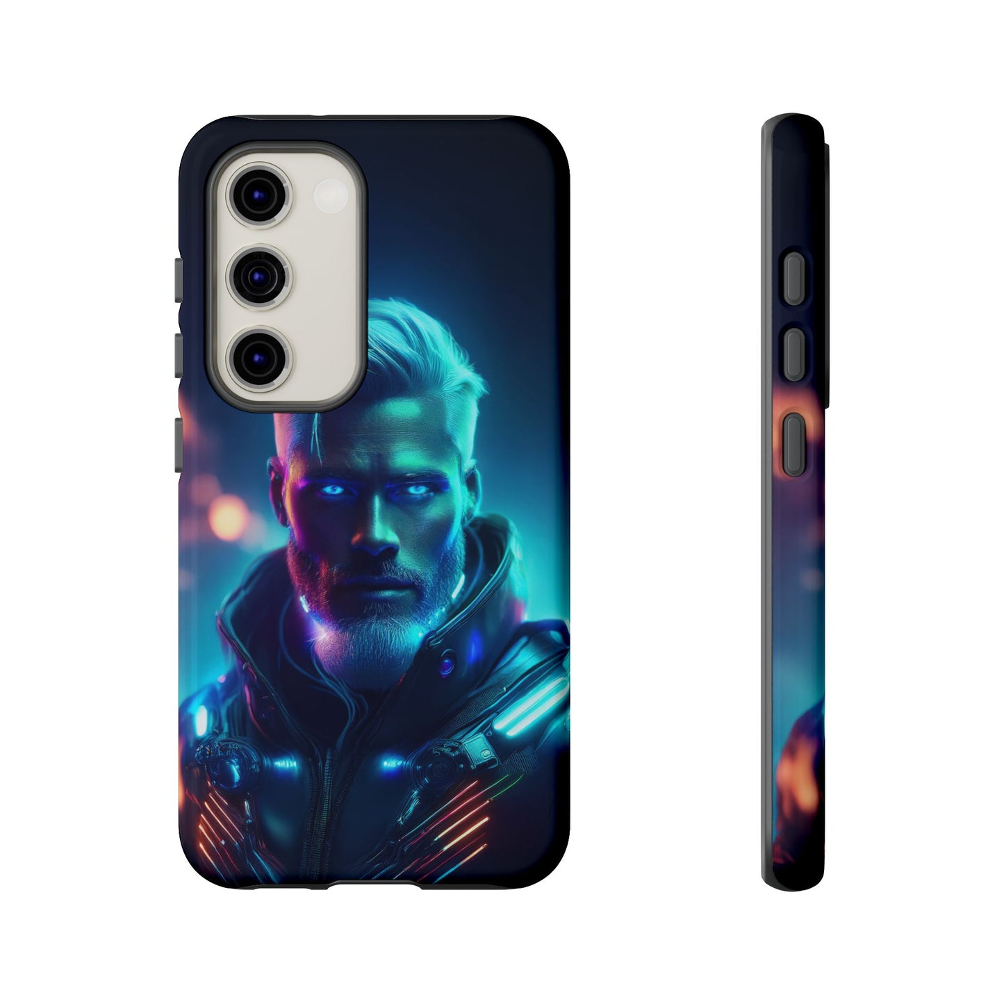 Futuristic Cyberpunk Male Cell Phone Case 023