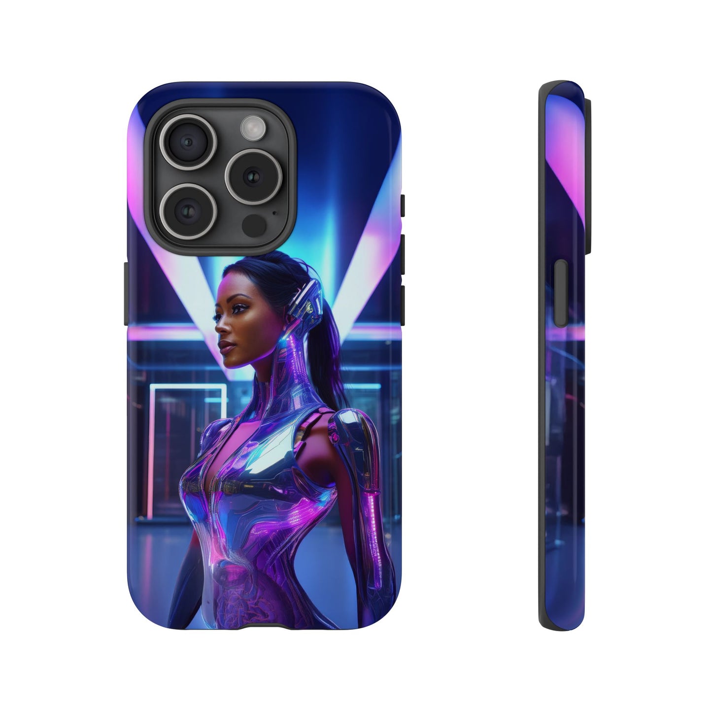 Futuristic Human Android Hybrid Cell Phone Case 017