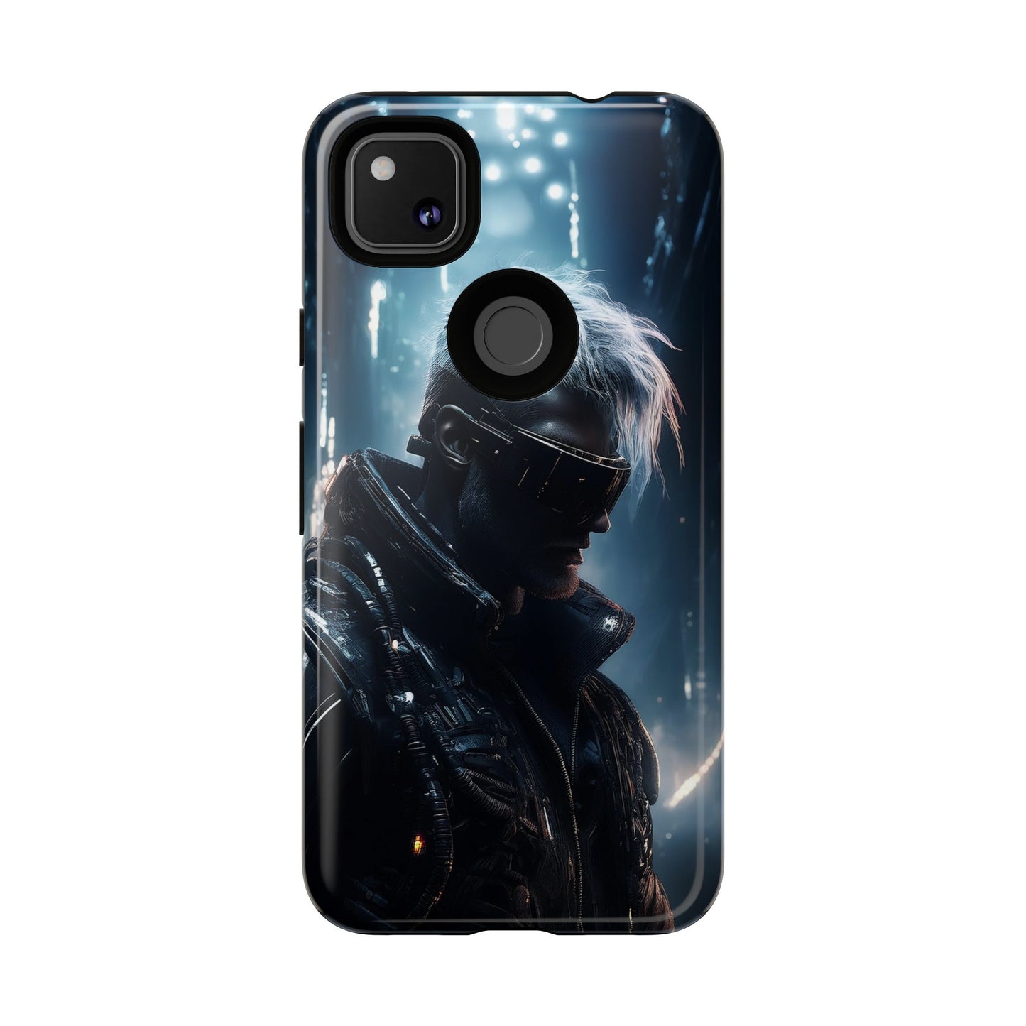 Futuristic Cyberpunk Male Cell Phone Case 025