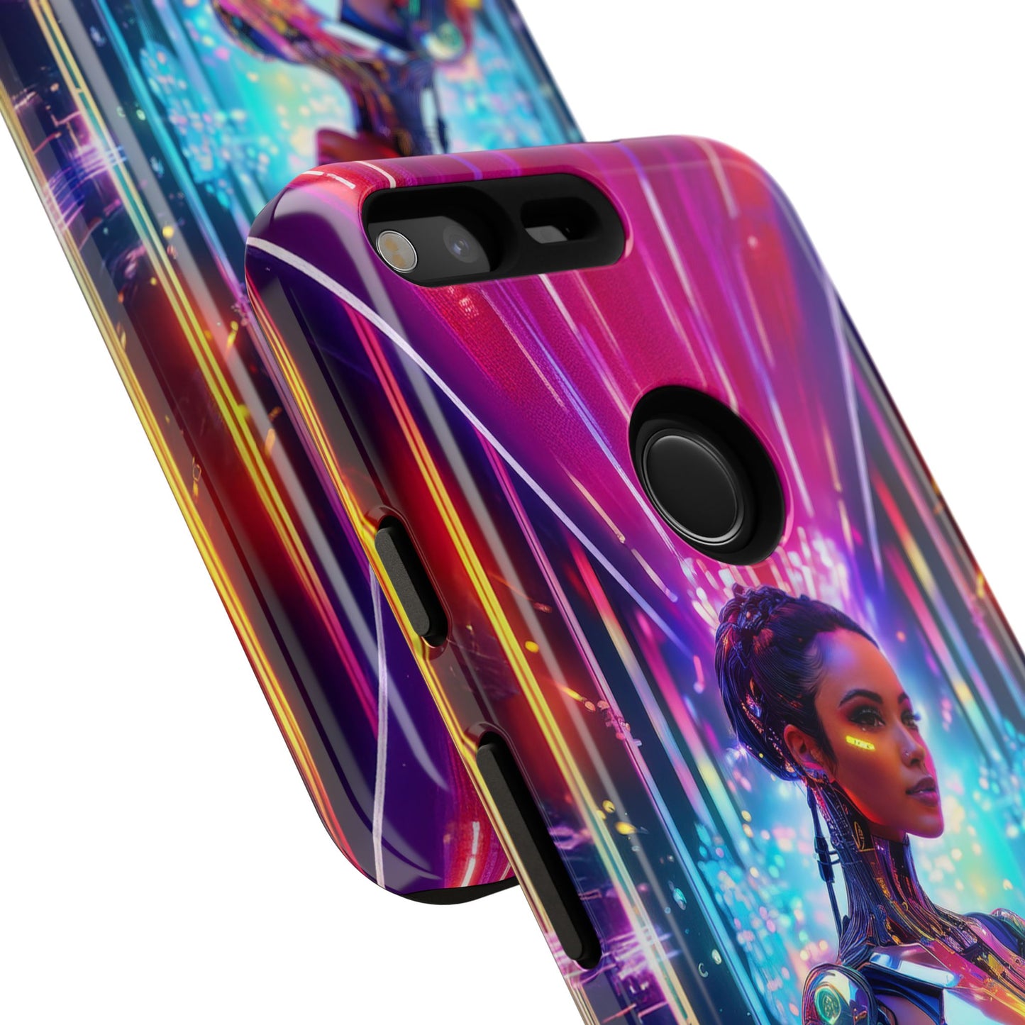 Futuristic Human Android Hybrid Cell Phone Case 006