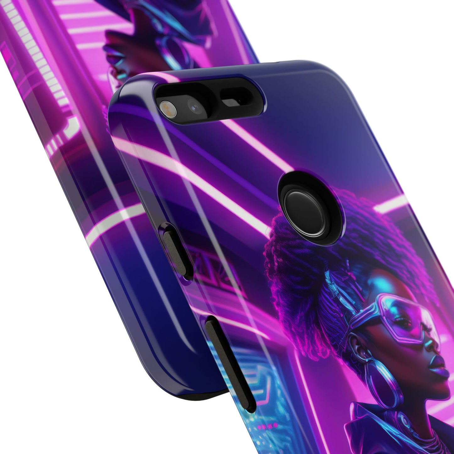 Futuristic Cyberpunk Female Cell Phone Case 004