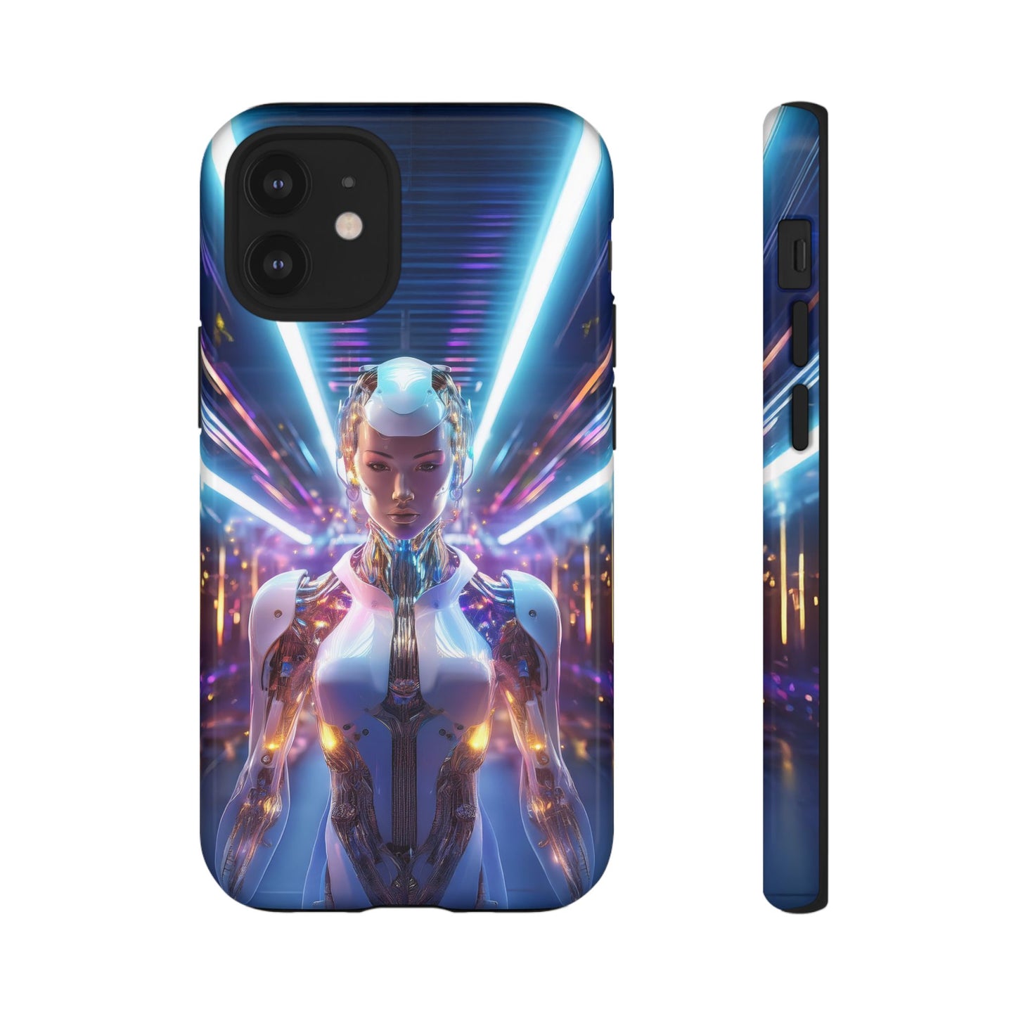 Futuristic Human Android Hybrid Cell Phone Case 007