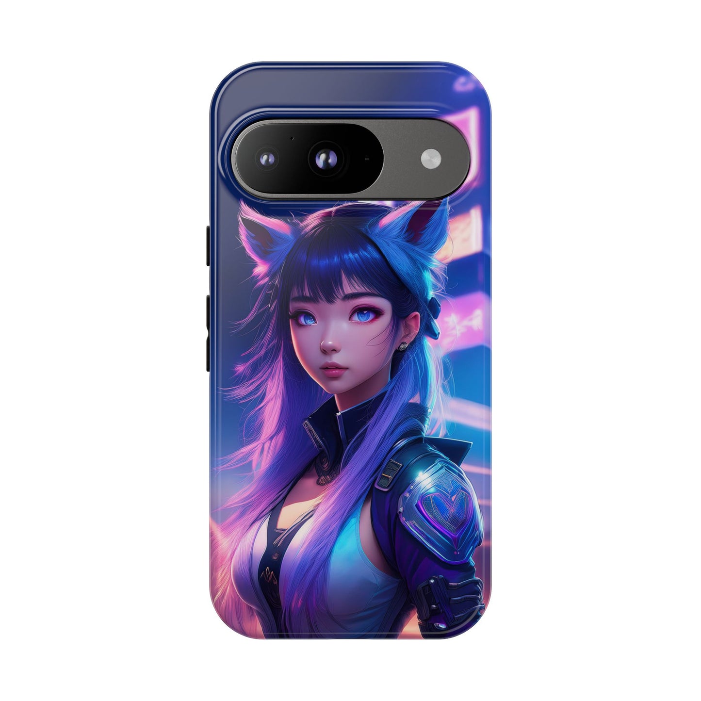 Futuristic Cyberpunk Female Cell Phone Case 010