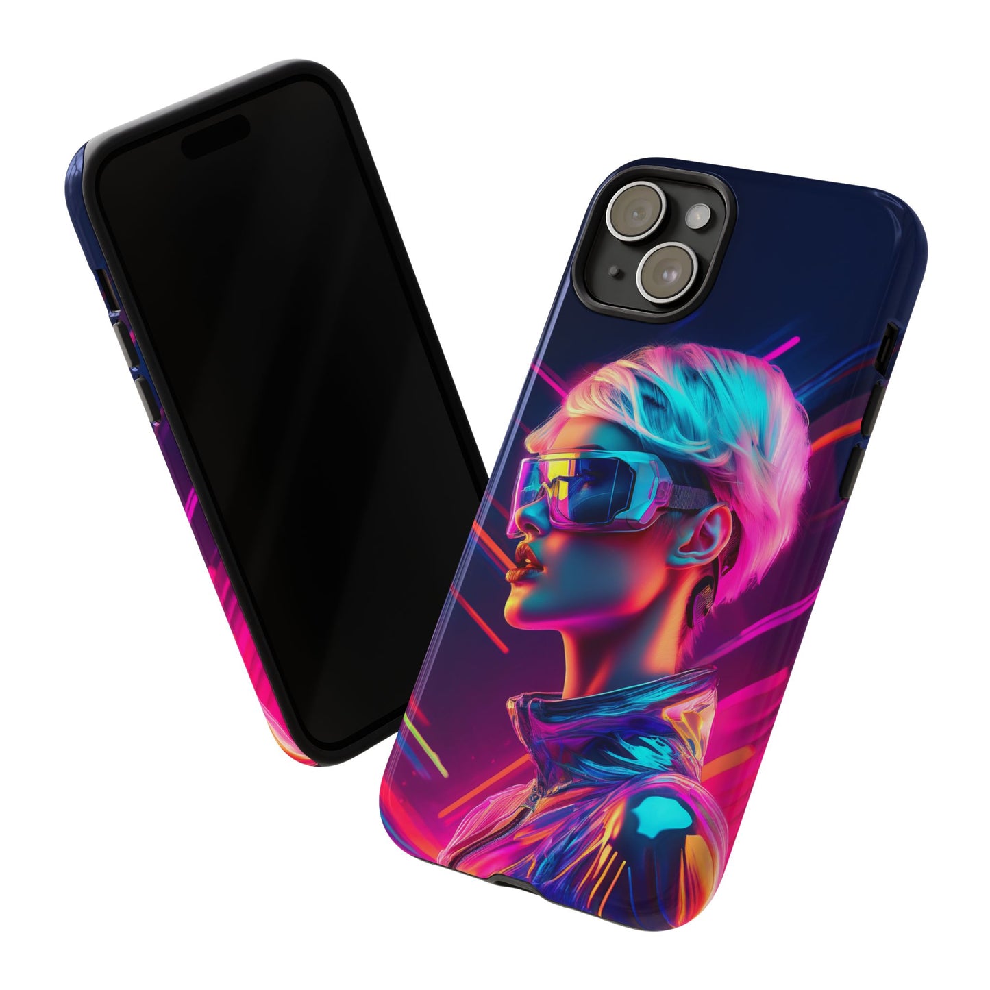 Futuristic Cyberpunk Female Cell Phone Case 031