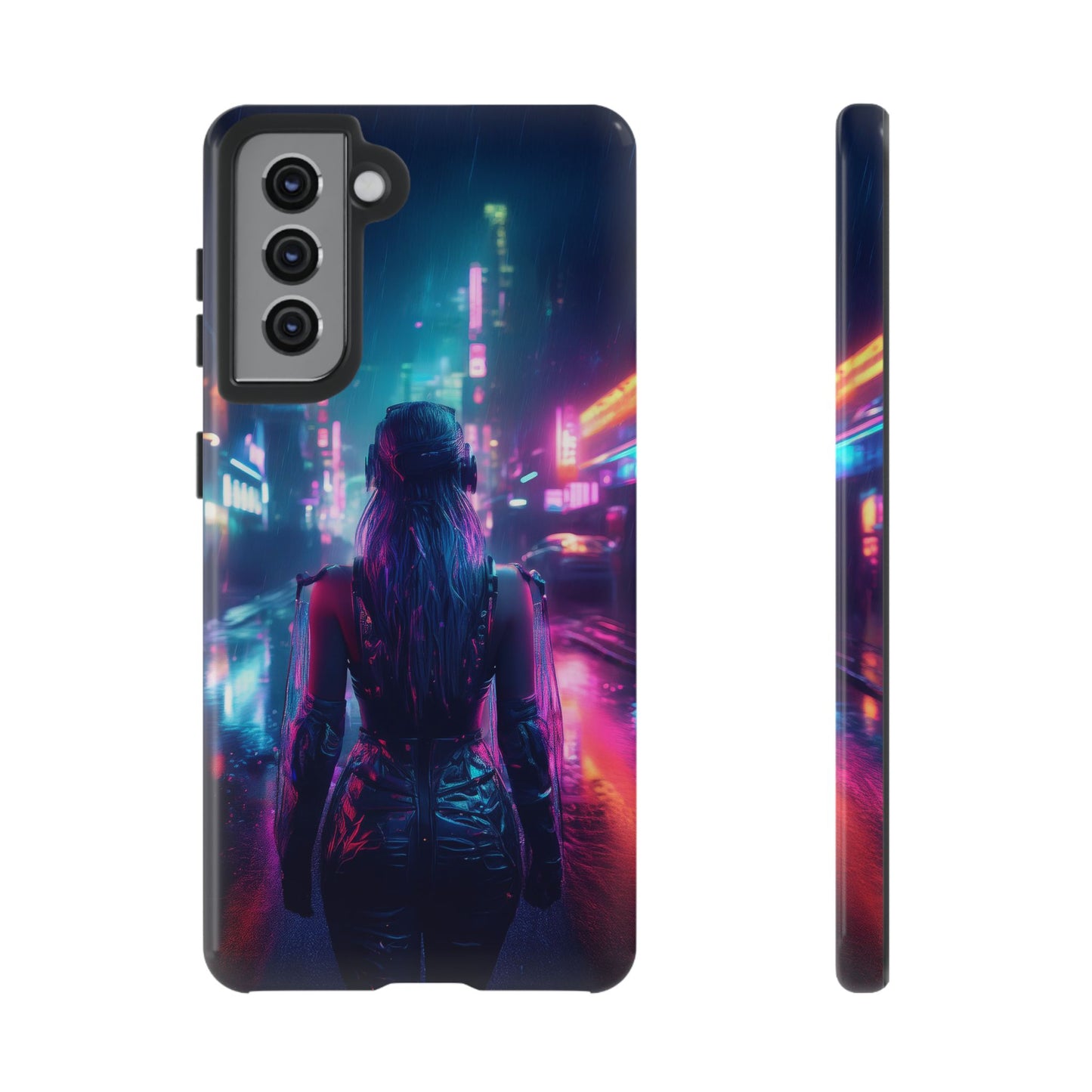 Futuristic Cyberpunk Female Cell Phone Case 032