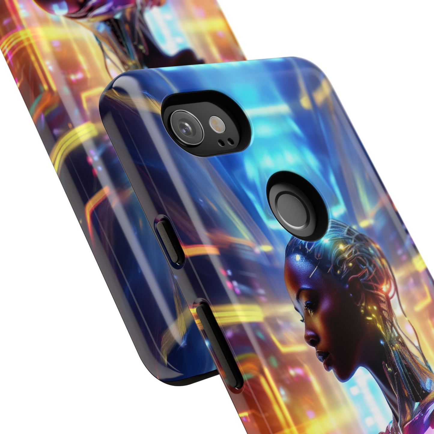 Futuristic Human Android Hybrid Cell Phone Case 011