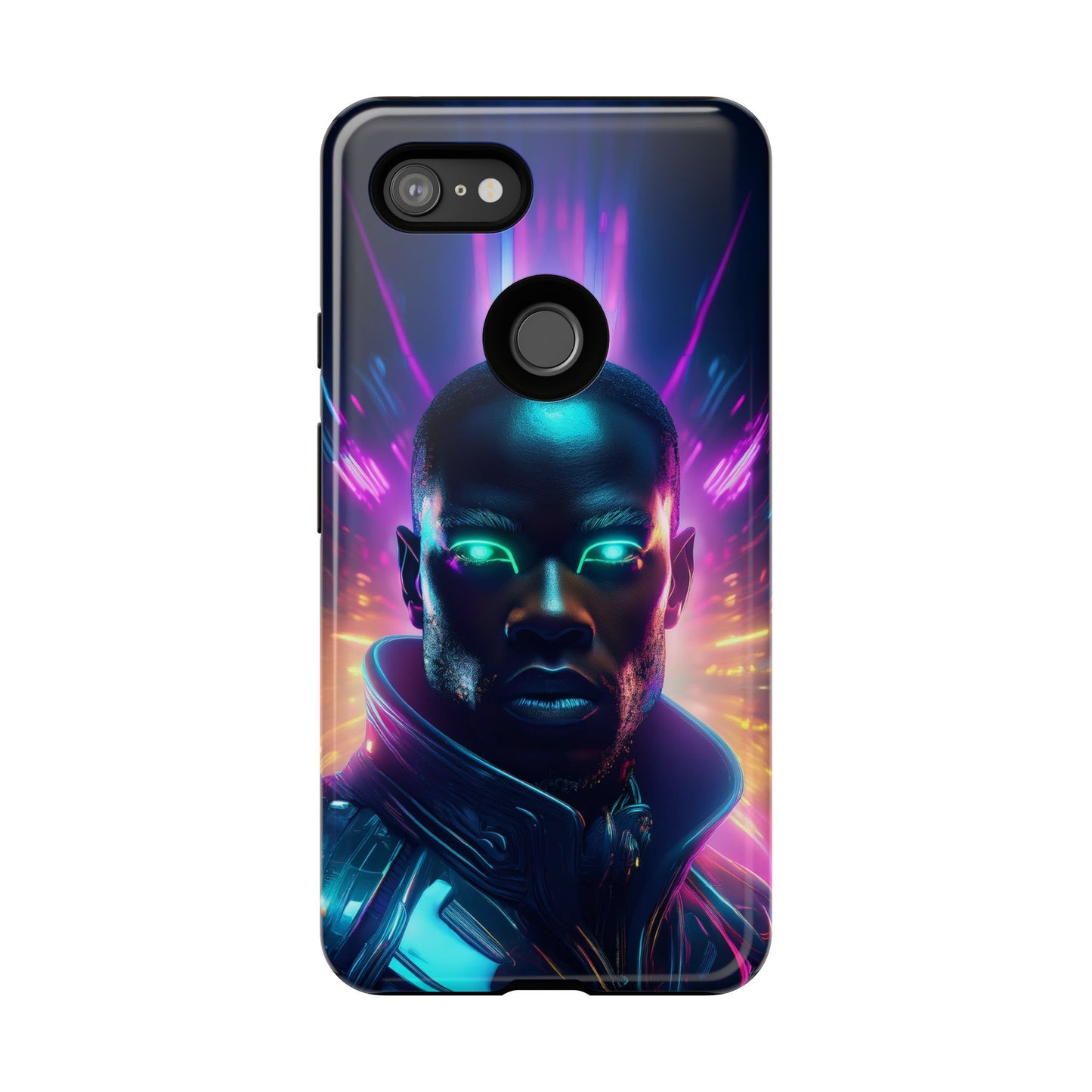 Futuristic Cyberpunk Male Cell Phone Case 022