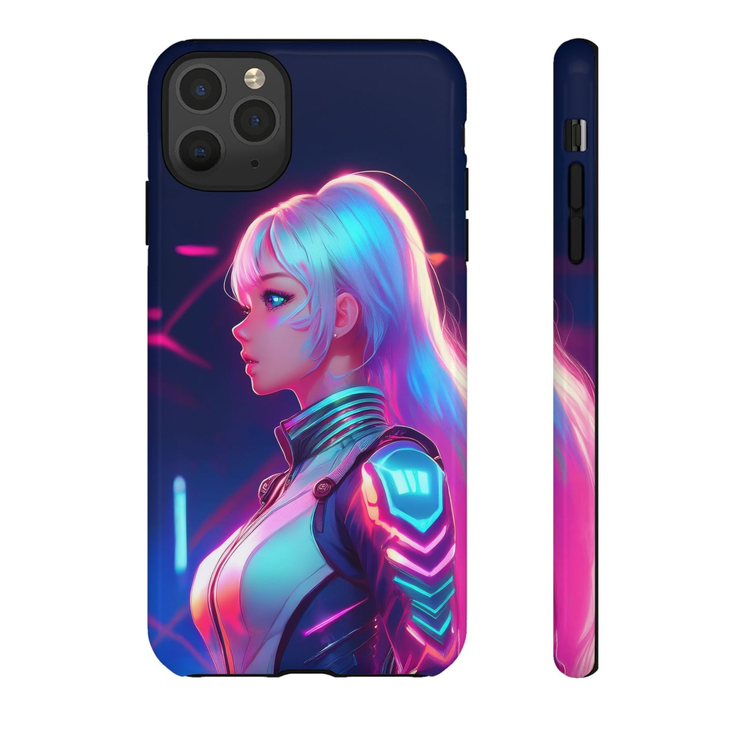 Futuristic Cyberpunk Female Cell Phone Case 009