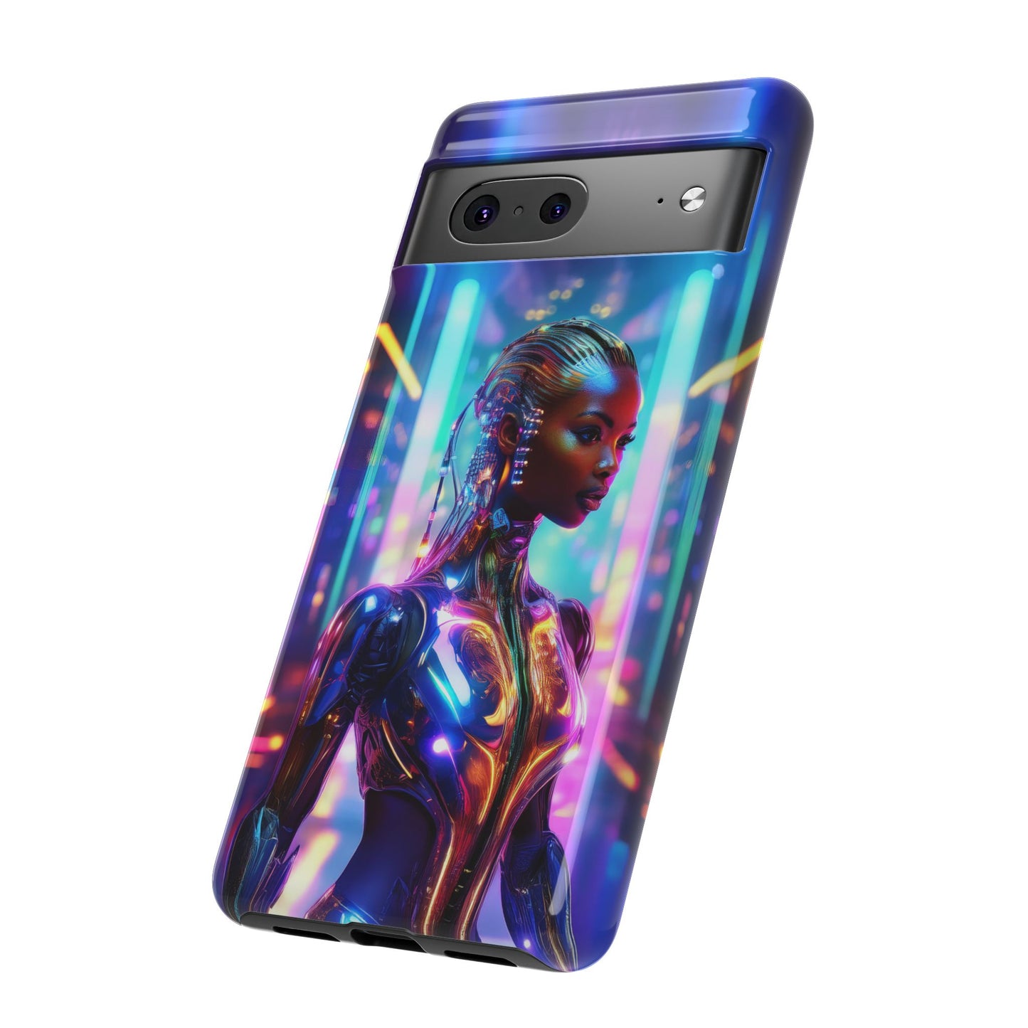 Futuristic Human Android Hybrid Cell Phone Case 018