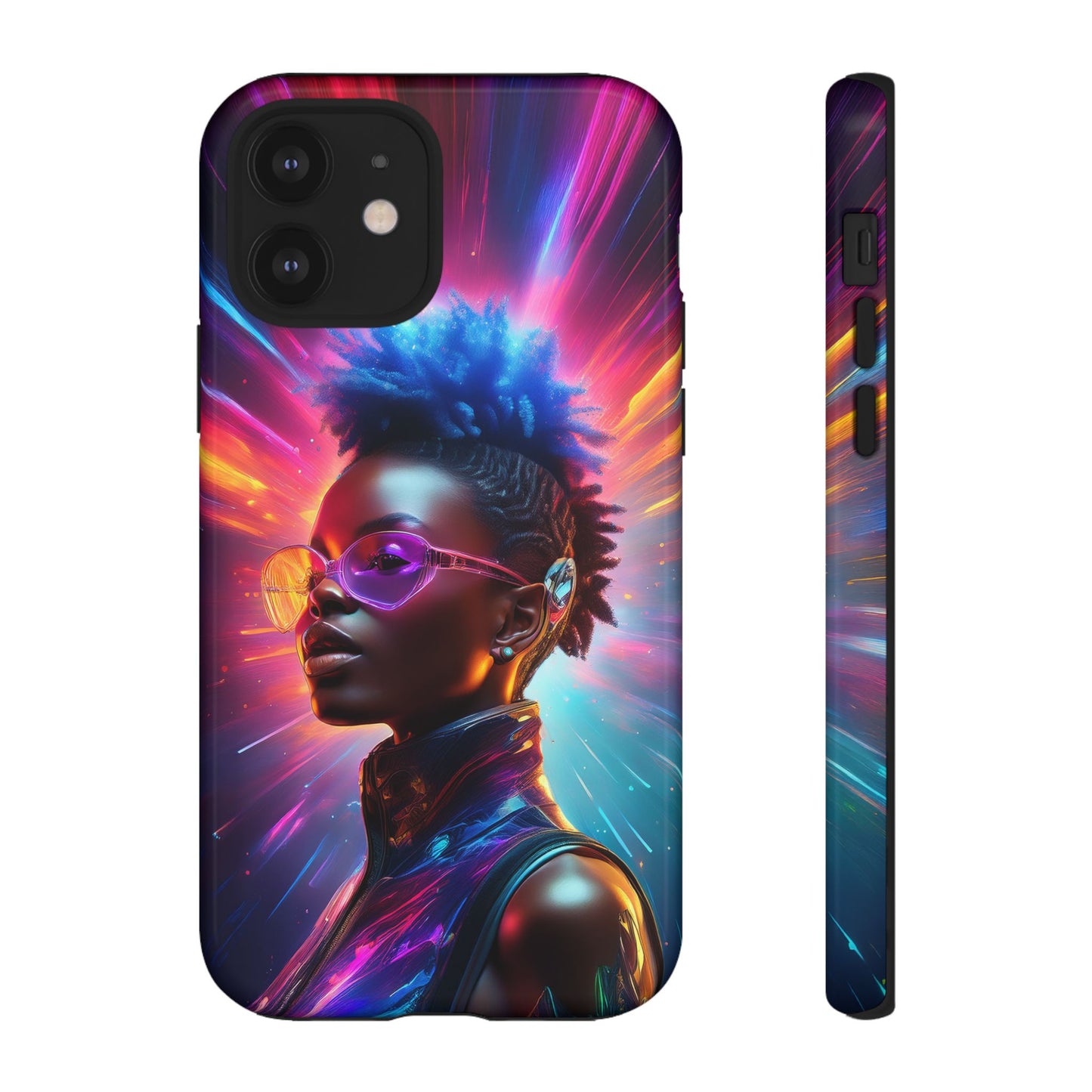 Futuristic Cyberpunk Female Cell Phone Case 026