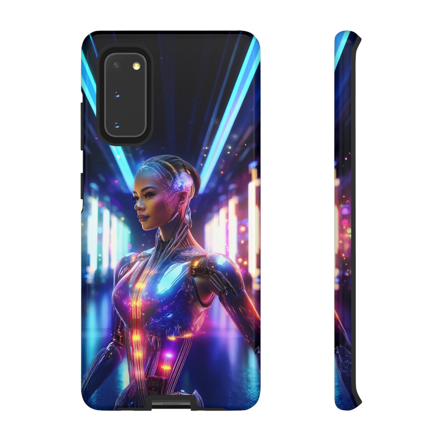 Futuristic Human Android Hybrid Cell Phone Case 010