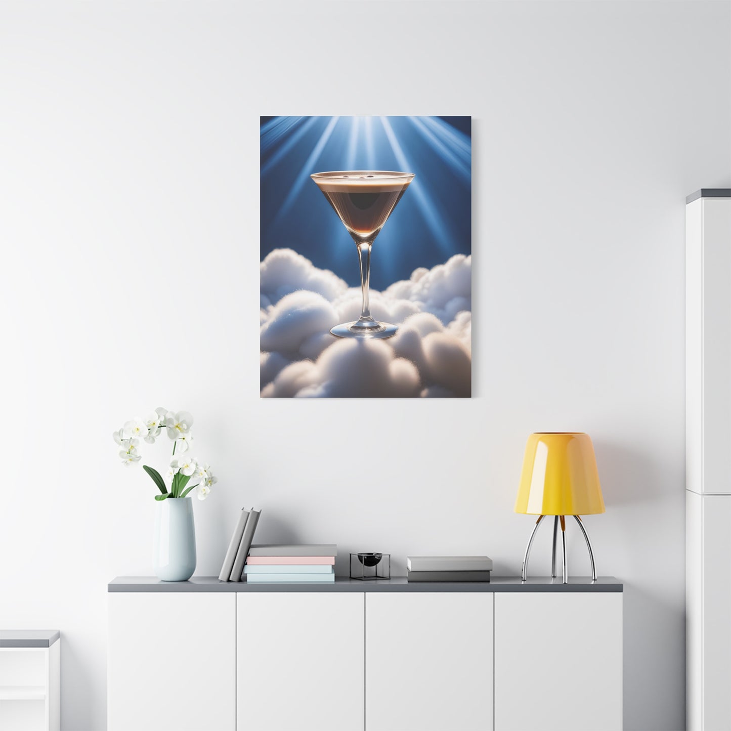 Espresso Martini Heaven Art Print | 1.25" Stretched Wall Decor for Home & Bar