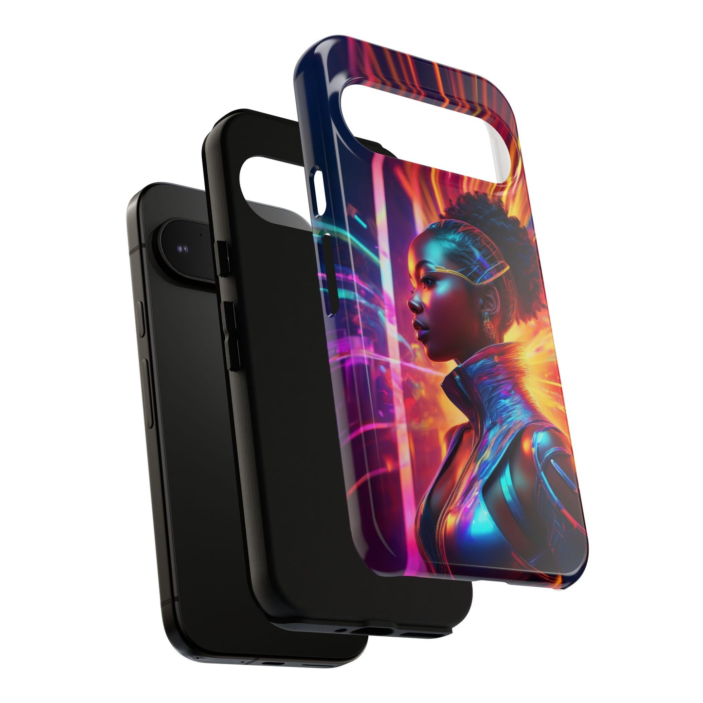 Futuristic Cyberpunk Female Cell Phone Case 001