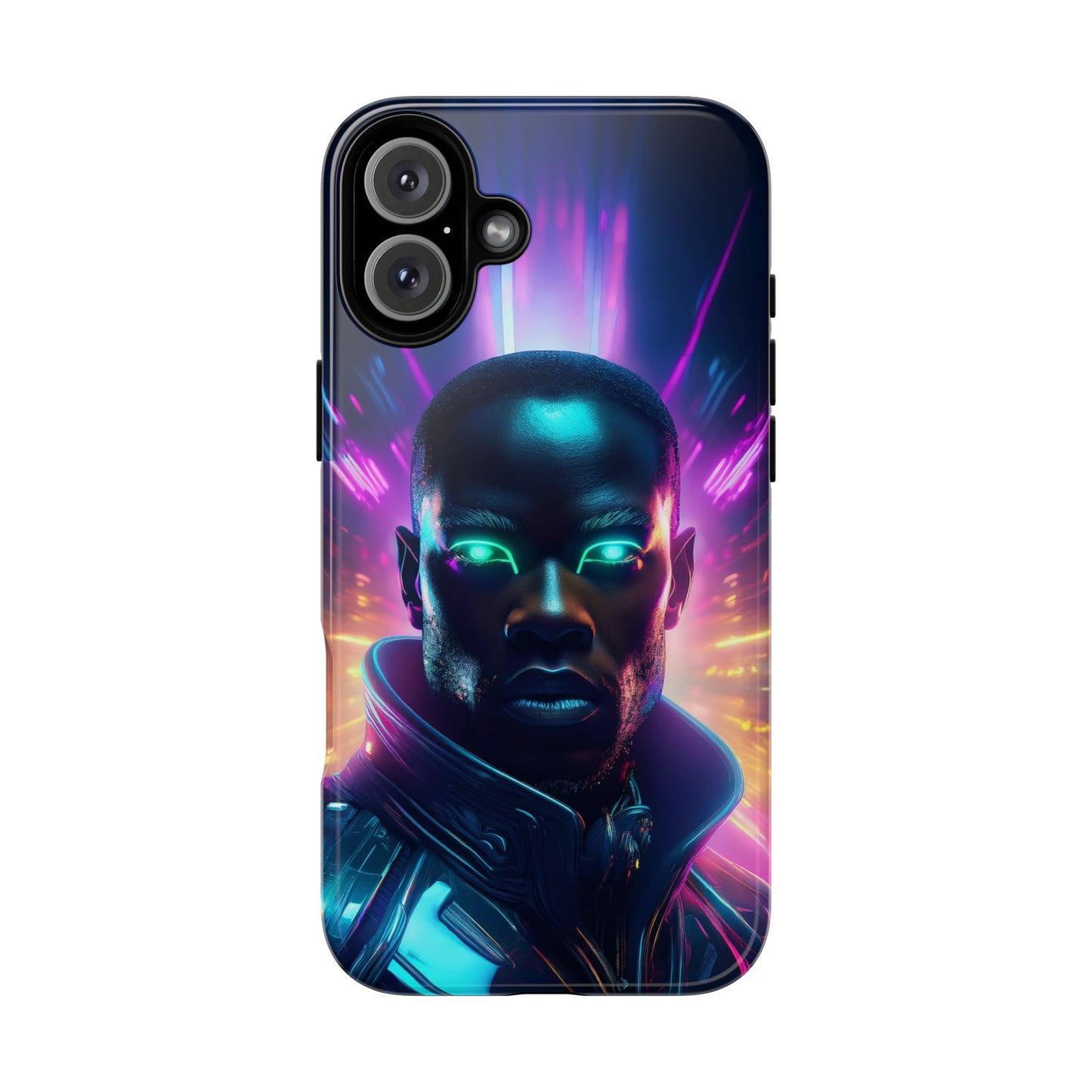 Futuristic Cyberpunk Male Cell Phone Case 022