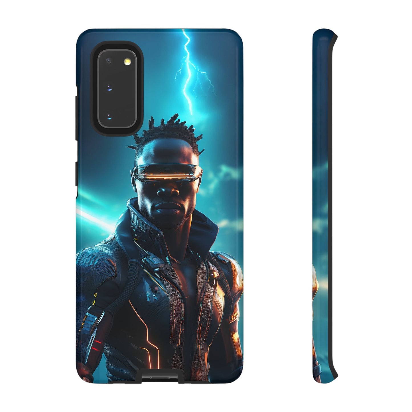 Futuristic Cyberpunk Male Cell Phone Case 014