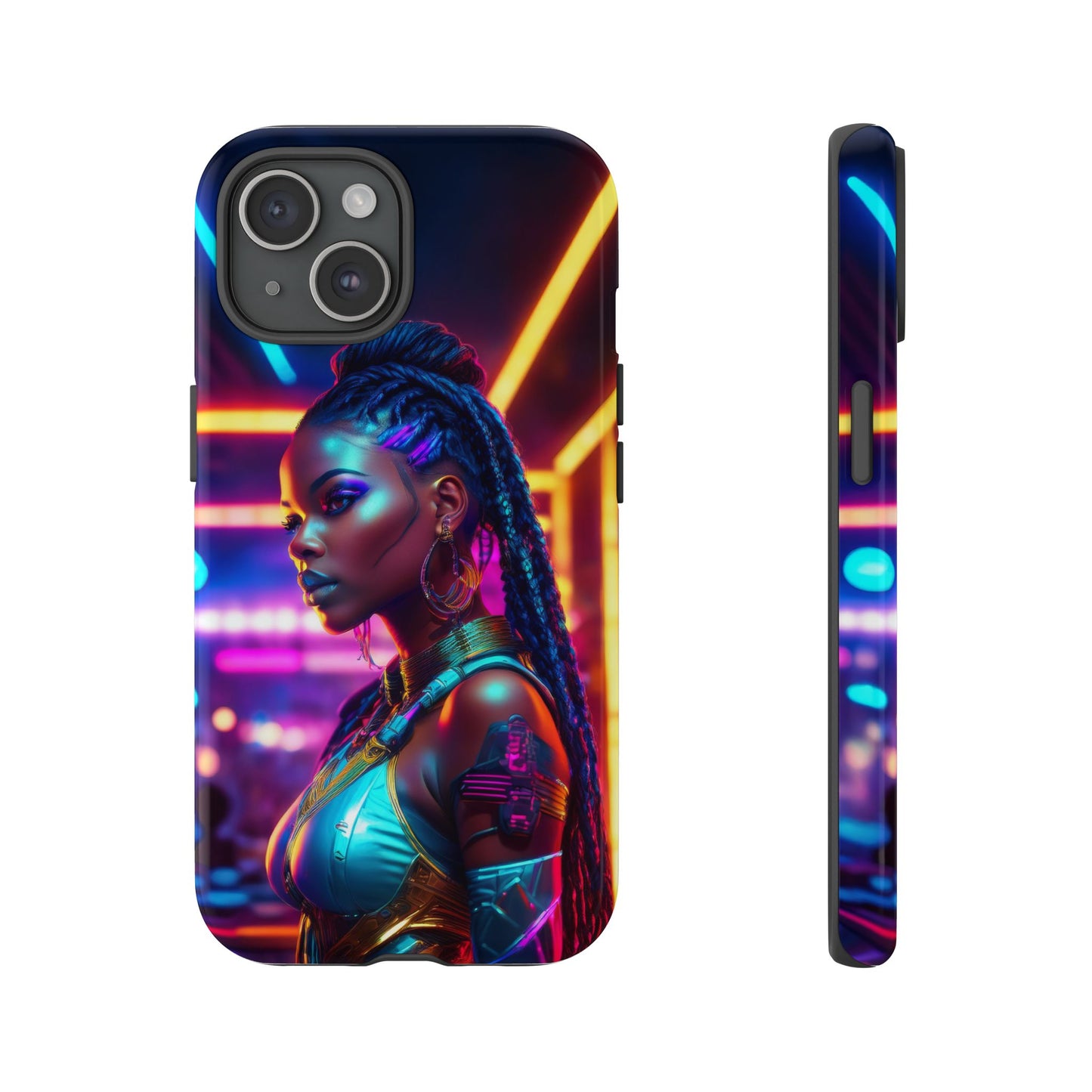 Futuristic Cyberpunk Female Cell Phone Case 006