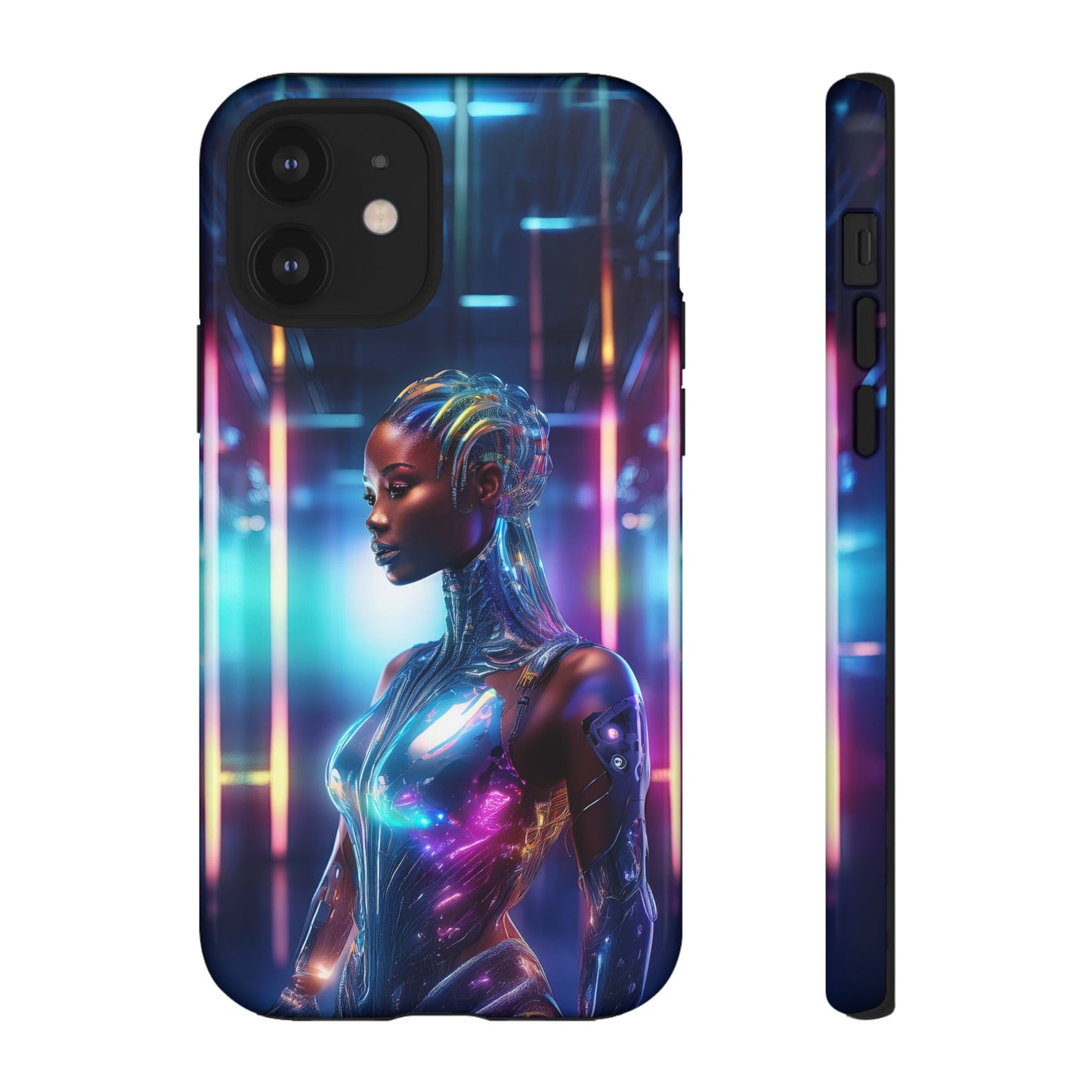 Futuristic Human Android Hybrid Cell Phone Case 014