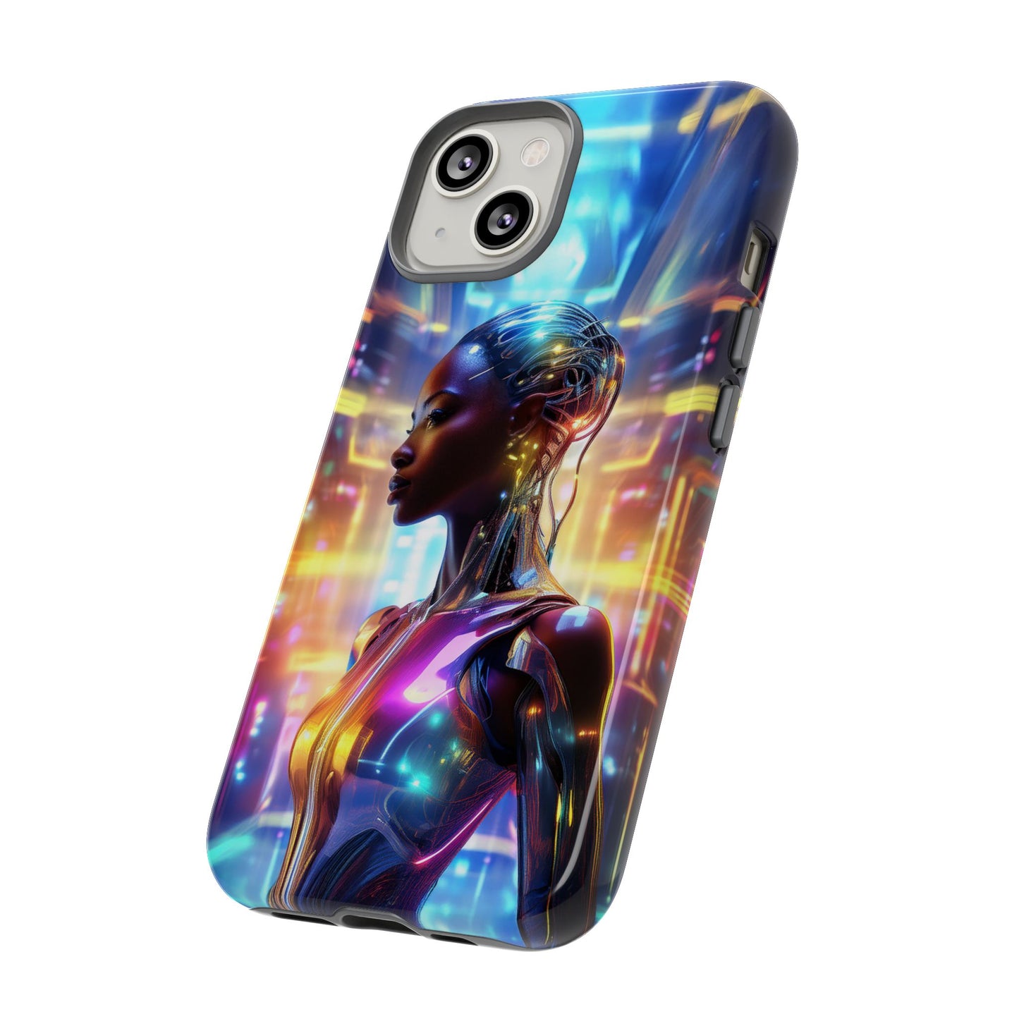 Futuristic Human Android Hybrid Cell Phone Case 011