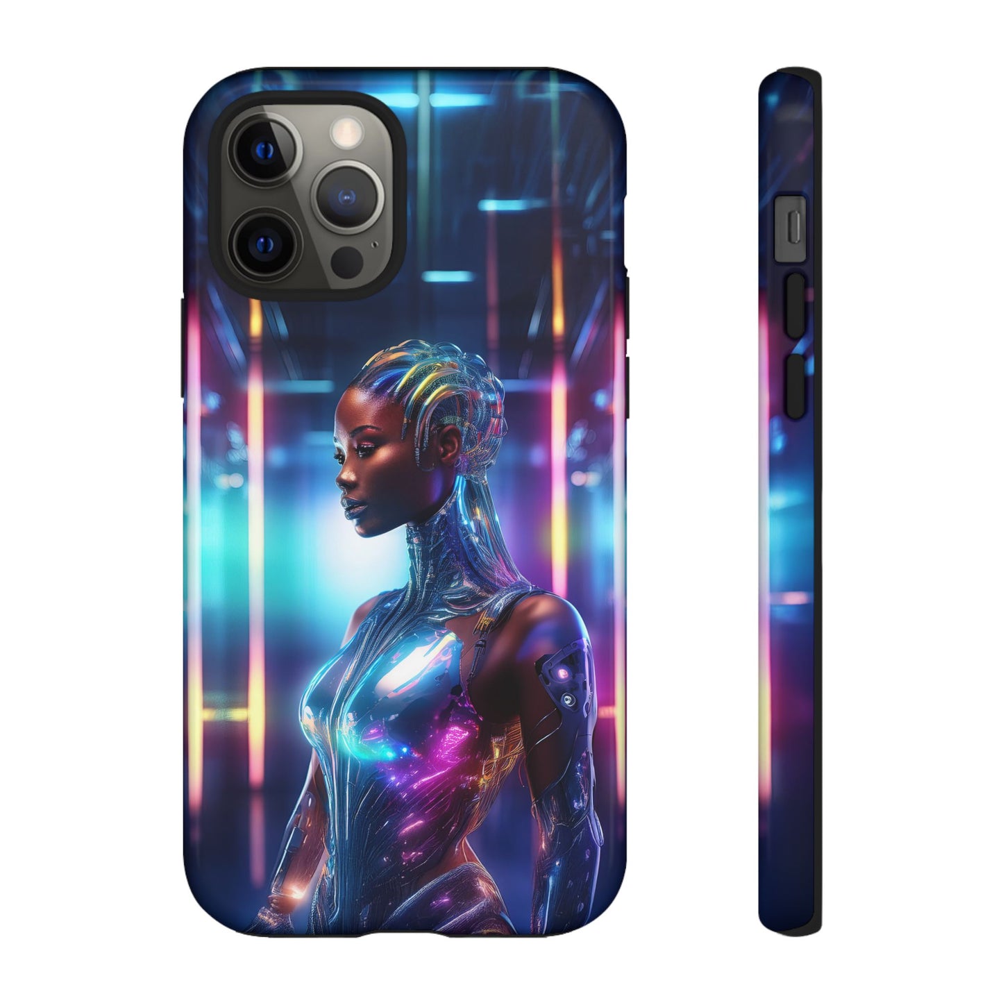 Futuristic Human Android Hybrid Cell Phone Case 014