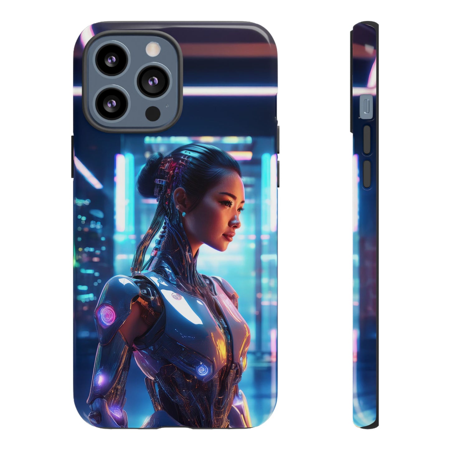 Futuristic Human Android Hybrid Cell Phone Case 013