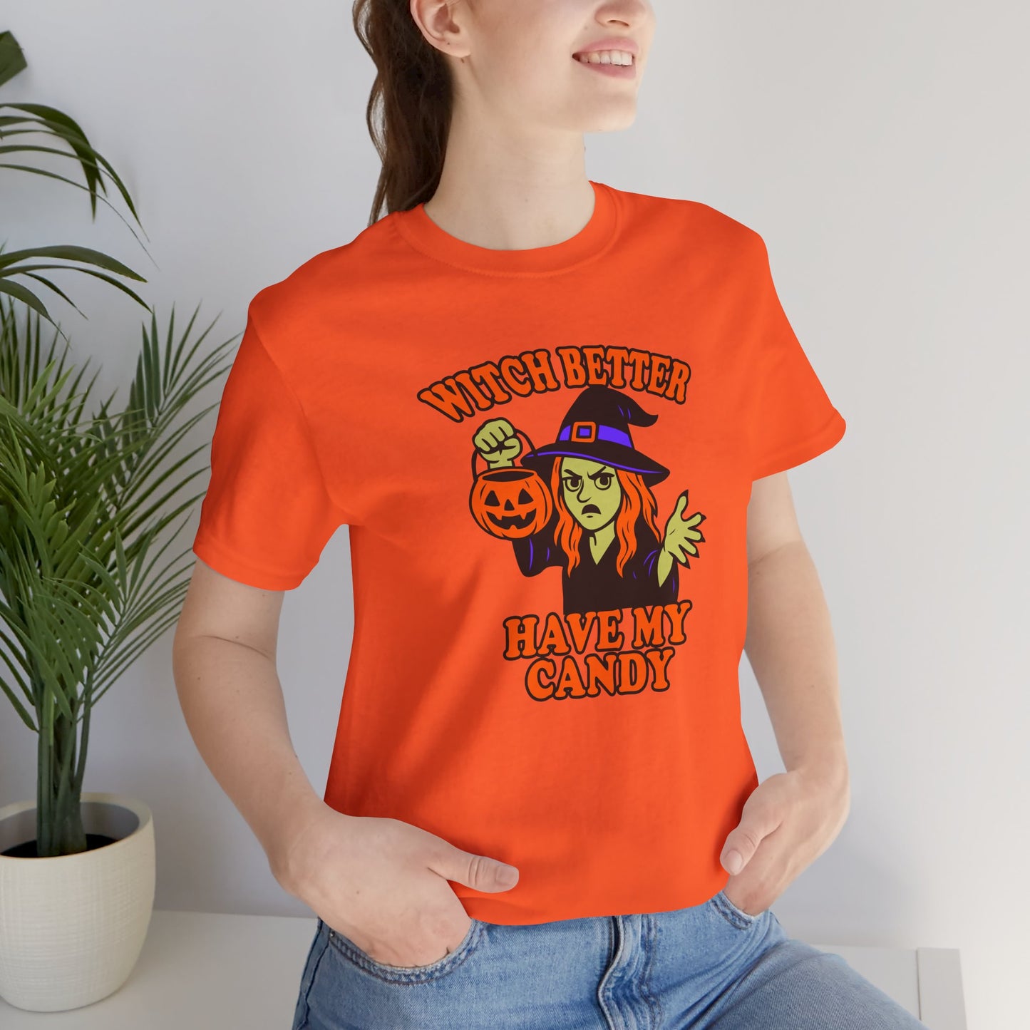 Witch Better Have My Candy Halloween Shirt – Funny Angry Witch Graphic Tee for Trick-or-Treat Attitude
