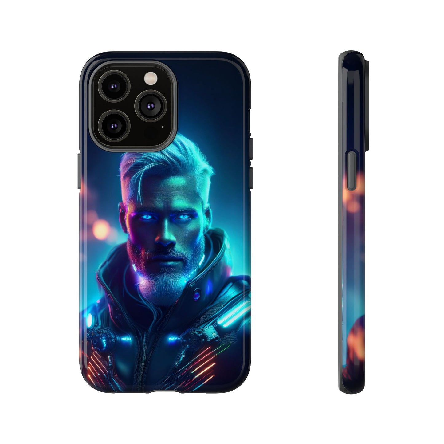 Futuristic Cyberpunk Male Cell Phone Case 023