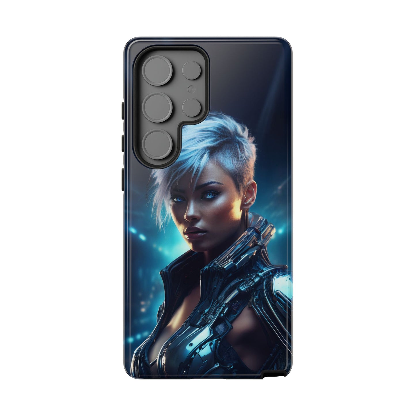 Futuristic Cyberpunk Female Cell Phone Case 027