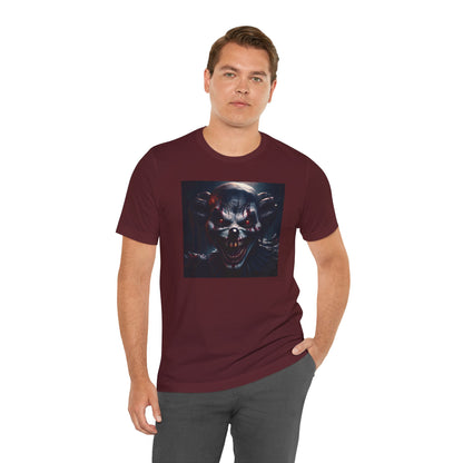 Terrifying Clown Face Halloween Shirt – Haunted Circus Horror Graphic Tee for Halloween Fright Fans