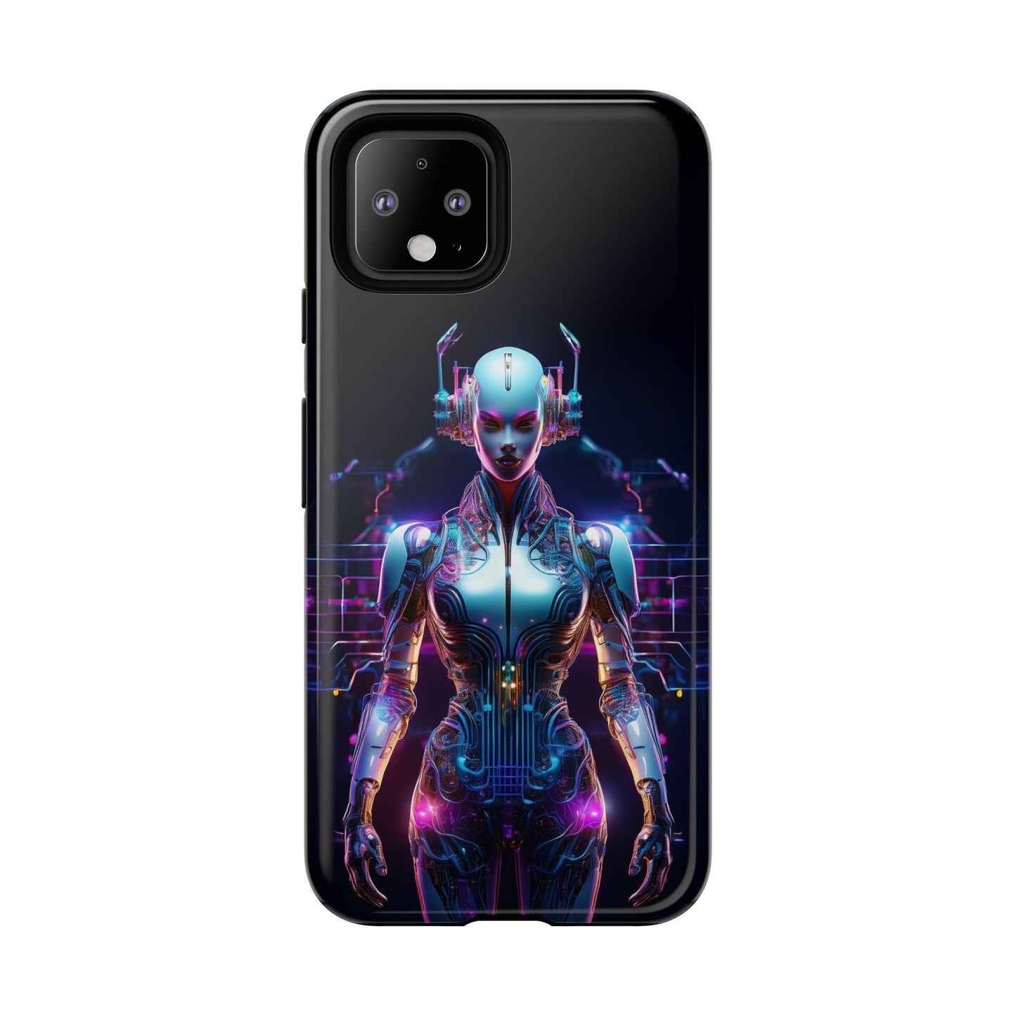 Futuristic Human Android Hybrid Cell Phone Case 001