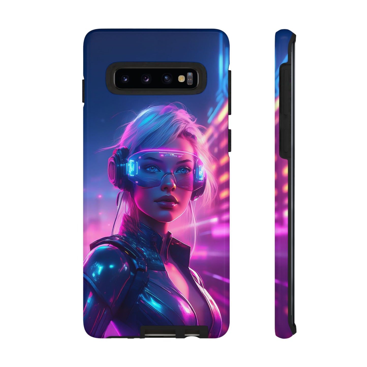 Futuristic Cyberpunk Female Cell Phone Case 029