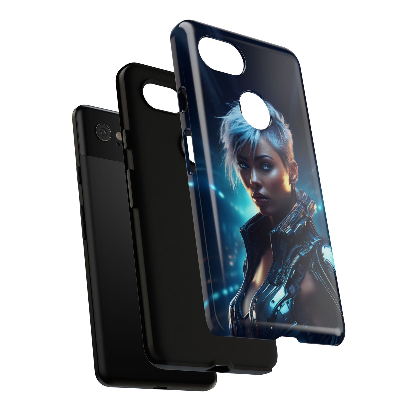 Futuristic Cyberpunk Female Cell Phone Case 027