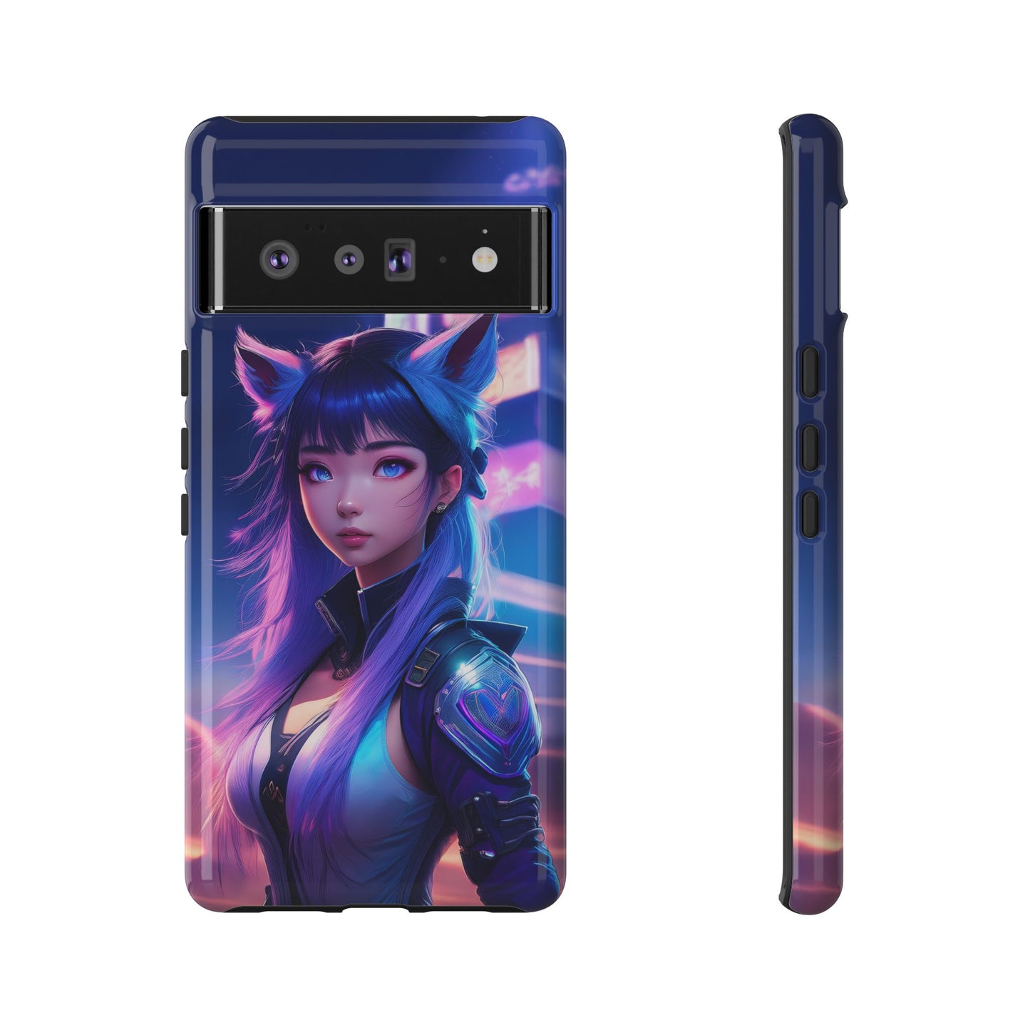 Futuristic Cyberpunk Female Cell Phone Case 010