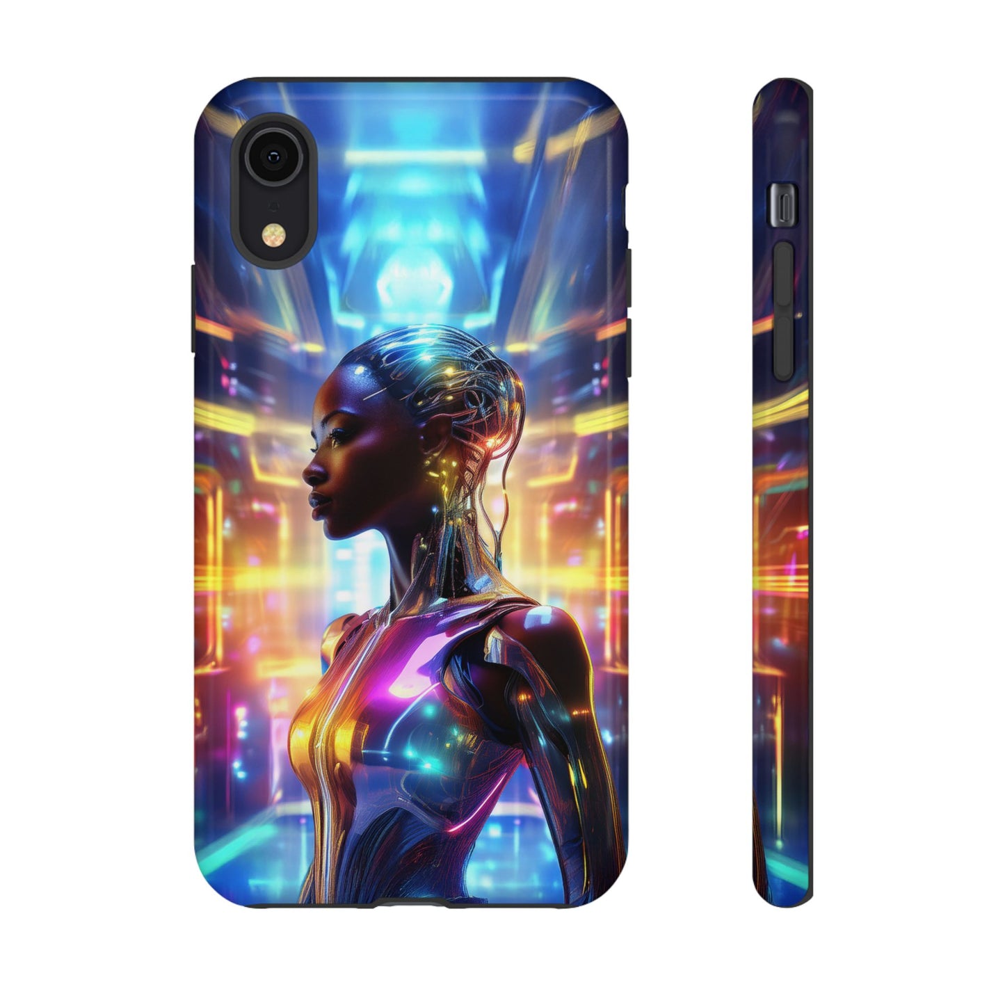 Futuristic Human Android Hybrid Cell Phone Case 011