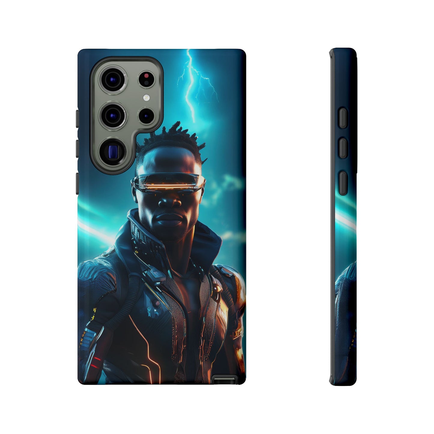 Futuristic Cyberpunk Male Cell Phone Case 014