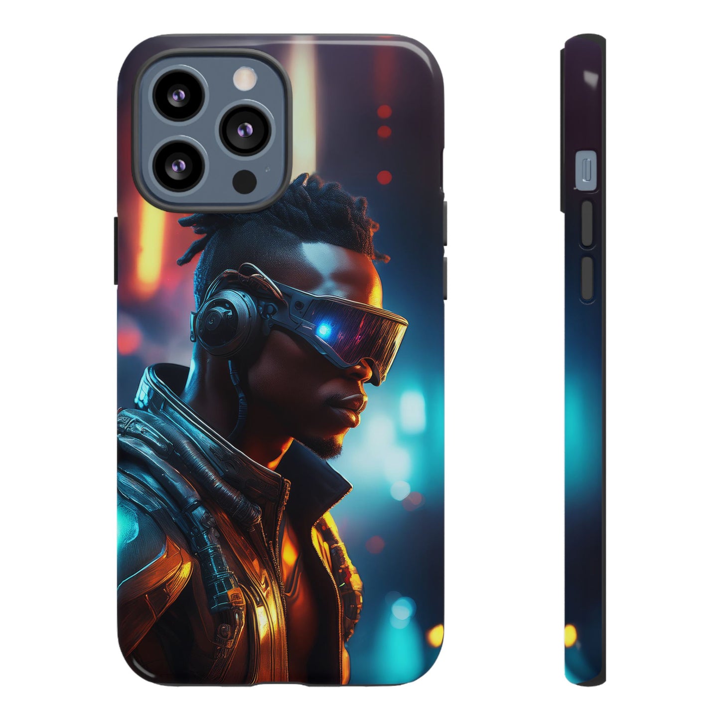 Futuristic Cyberpunk Male Cell Phone Case 016