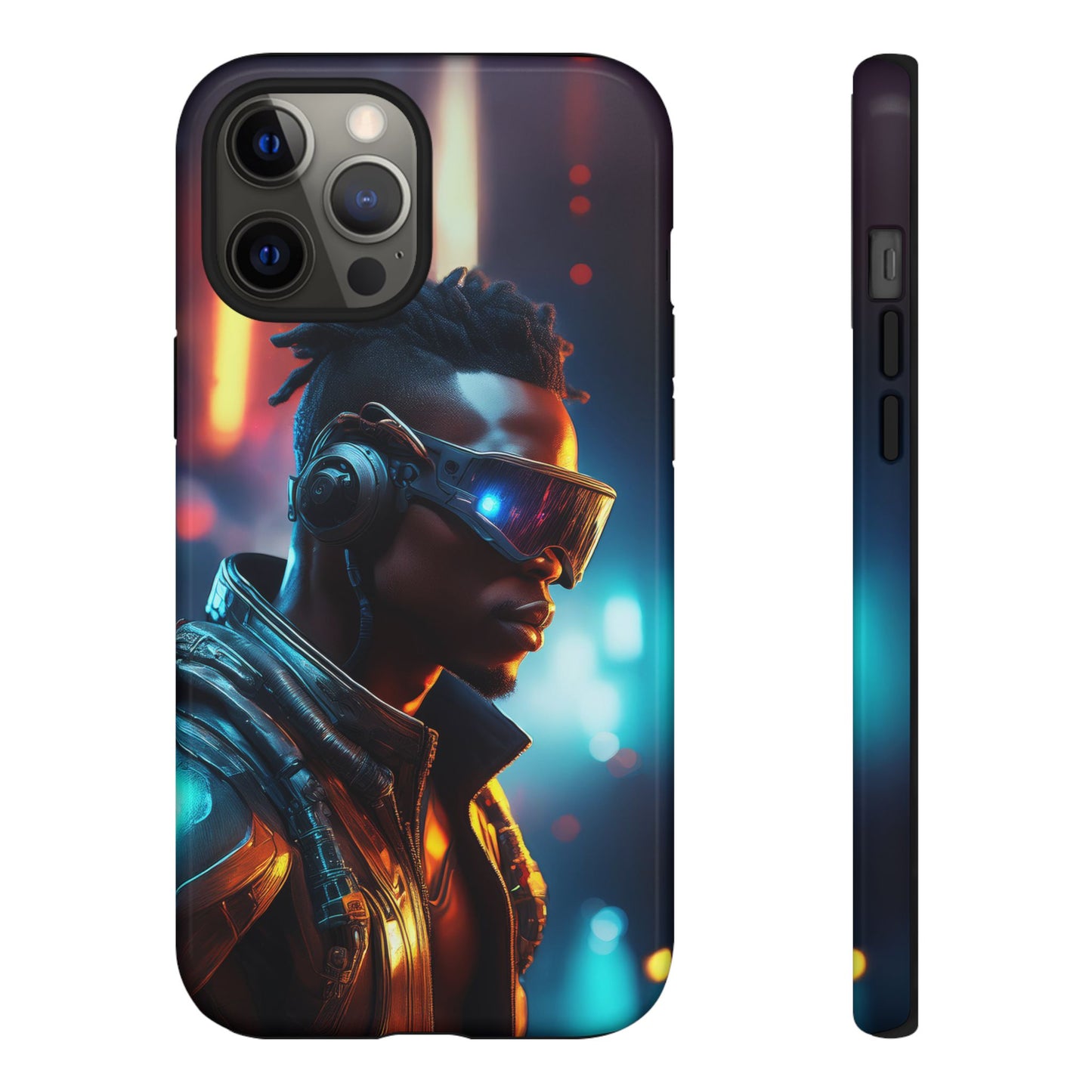 Futuristic Cyberpunk Male Cell Phone Case 016