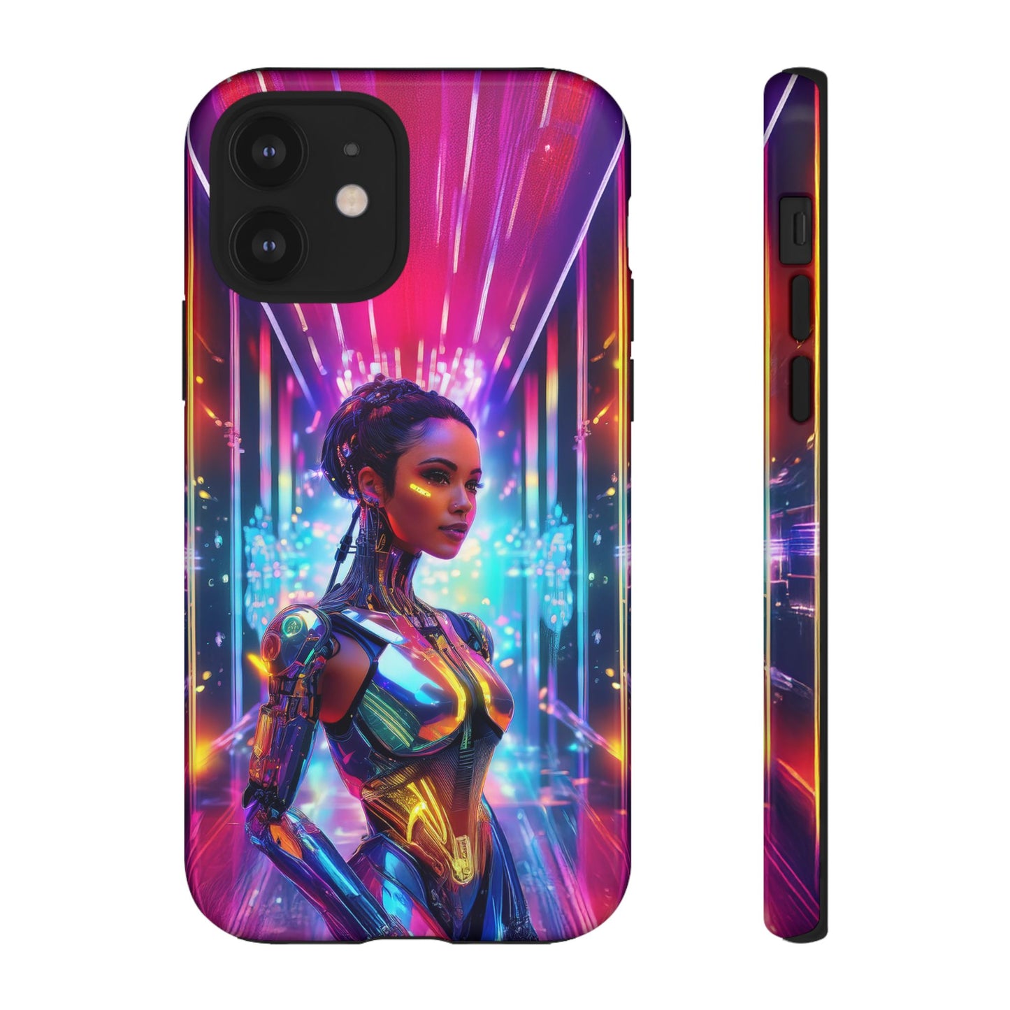 Futuristic Human Android Hybrid Cell Phone Case 006