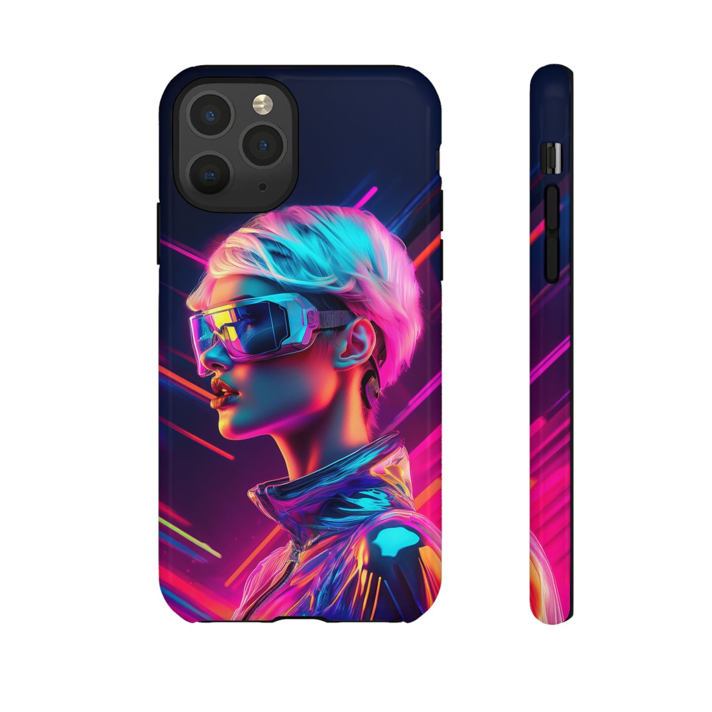 Futuristic Cyberpunk Female Cell Phone Case 031